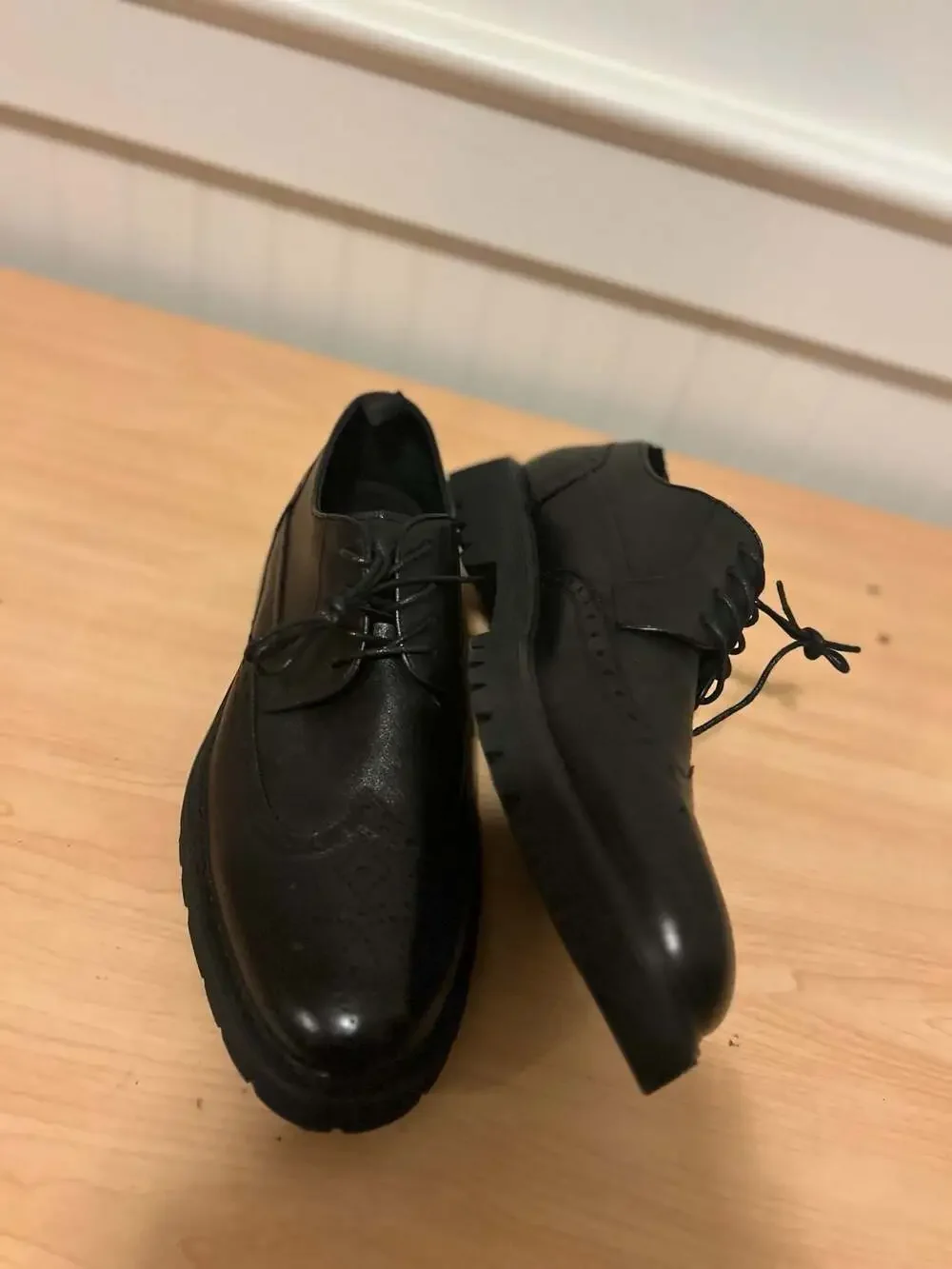 Steve Madden Men's Chunky Platform Wingtip Brogue Derby Shoes